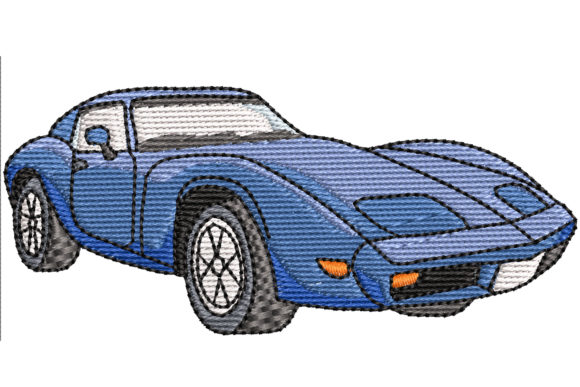 Corvette: A Classic Icon for Embroidery
