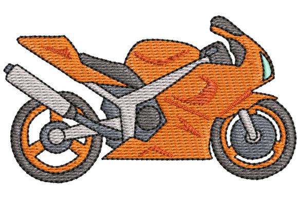 Embroidering the Perfect Seasonal Gift: Motorcycle