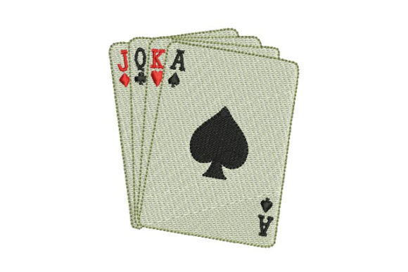 JQKA: A Bold and Playful Embroidery Design for Craft Fairs