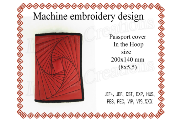 Passport Cover - in the Hoop: A Holiday Must-Have